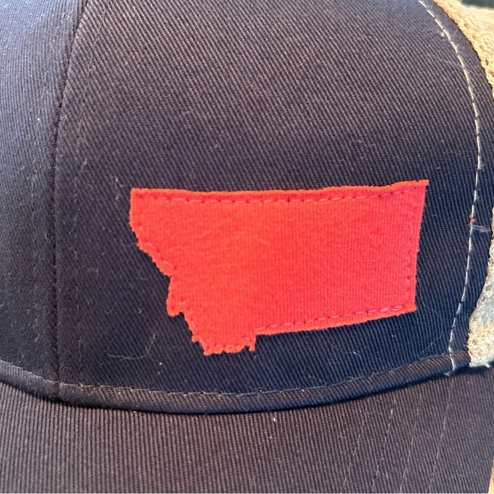 econscious Dig This Chick Montana State Trucker Hat Cap Navy OSFM - Picture 8 of 10